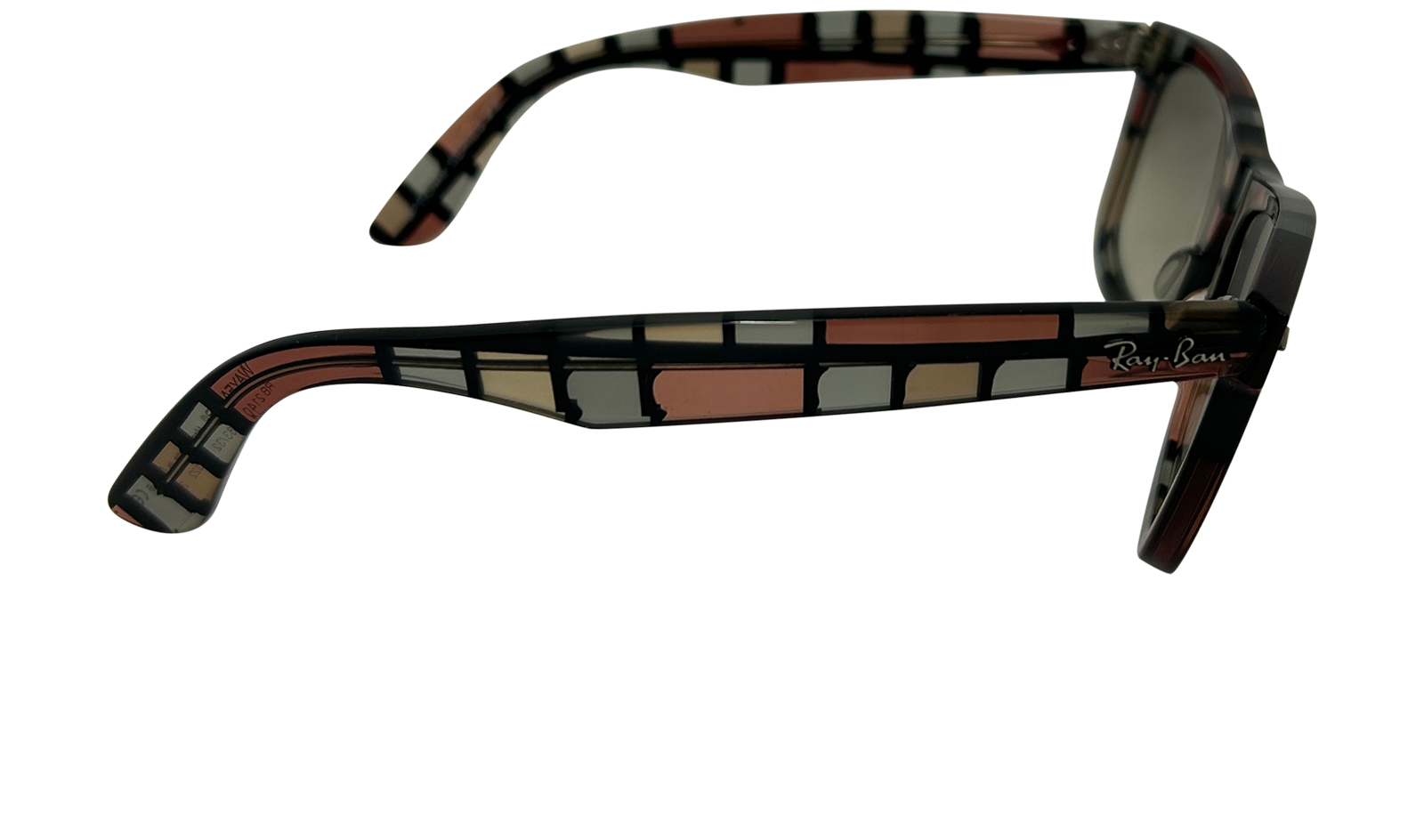 Ray Ban Gafas Graduadas Act, 50&euro;, Accesorios, Beige/Marrón, Tafetán - Acetato, Vista lateral